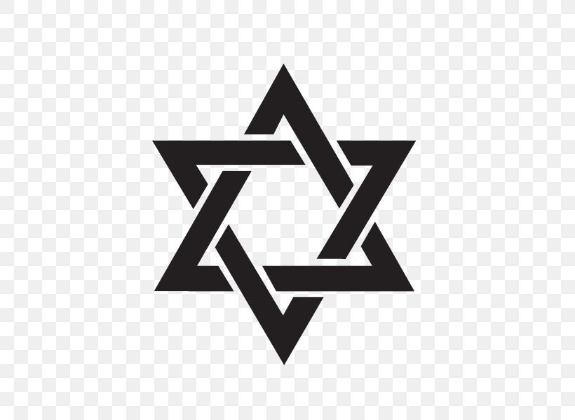 Star Of David Judaism Hexagram, PNG, 600x600px, Star Of David, Black, Brand, David, Hexagon Download Free