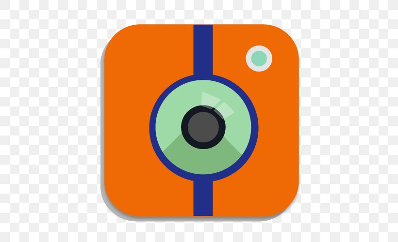 Camera Download Icon, PNG, 500x500px, Camera, Computer Program, Orange, Photography, Rectangle Download Free
