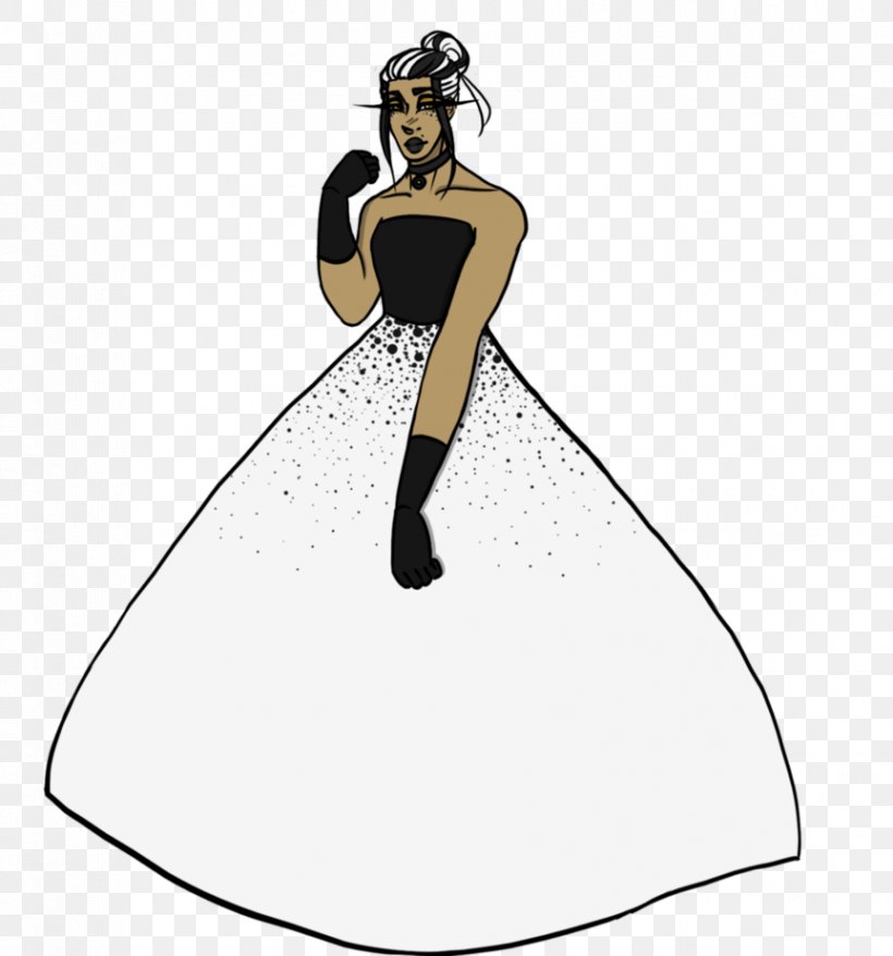 Woman Gown Clip Art, PNG, 863x925px, Woman, Black, Clothing, Dress, Female Download Free