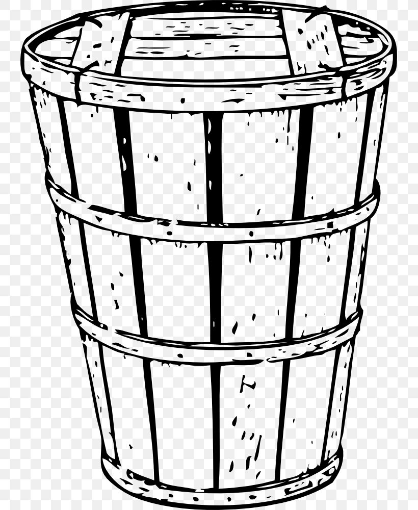 Crate Clip Art, PNG, 739x1000px, Crate, Basket, Black And White, Cookware And Bakeware, Drawing Download Free