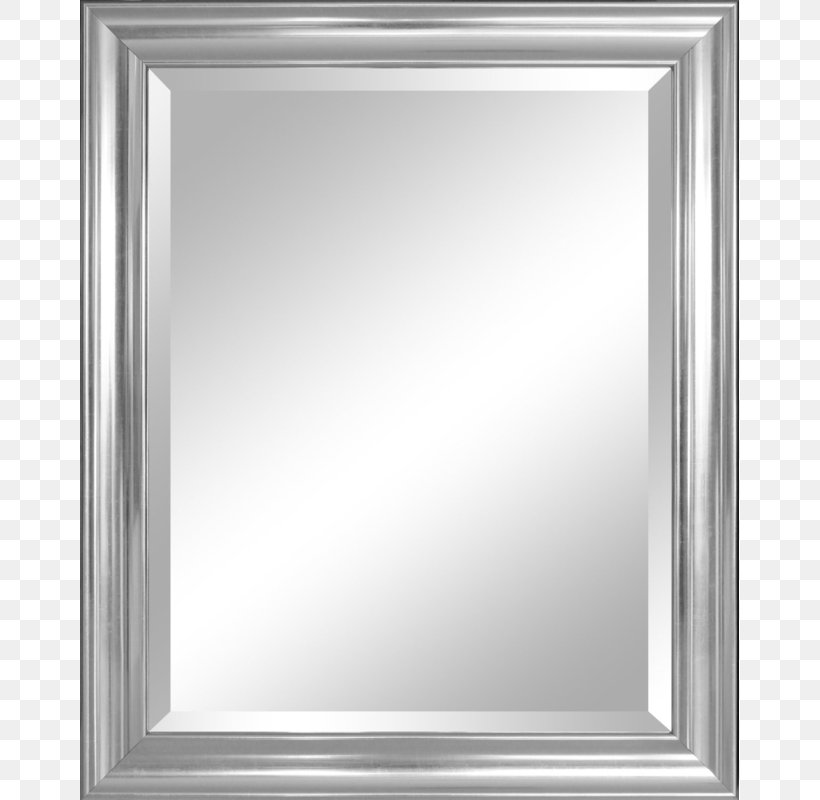 Mirror Silver Bevel Wall Picture Frame, PNG, 659x800px, Mirror, Art, Bevel, Beveled Glass, Black And White Download Free