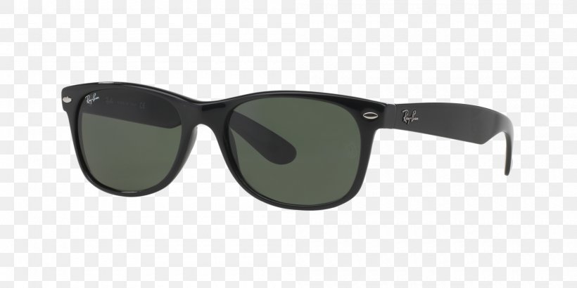 Ray-Ban New Wayfarer Classic Ray-Ban Wayfarer Aviator Sunglasses, PNG, 2000x1000px, Rayban New Wayfarer Classic, Aviator Sunglasses, Eyewear, Glasses, Goggles Download Free