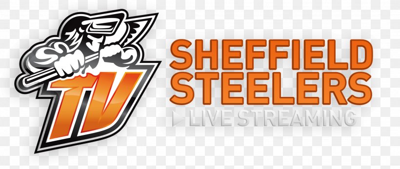 Sheffield Steelers IceSheffield Motorpoint Arena Sheffield Logo Television, PNG, 2154x912px, Sheffield Steelers, Brand, Ice Hockey, Live Television, Logo Download Free