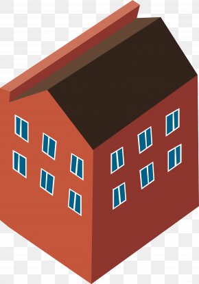 Red Little House - Building Architecture Download PNG