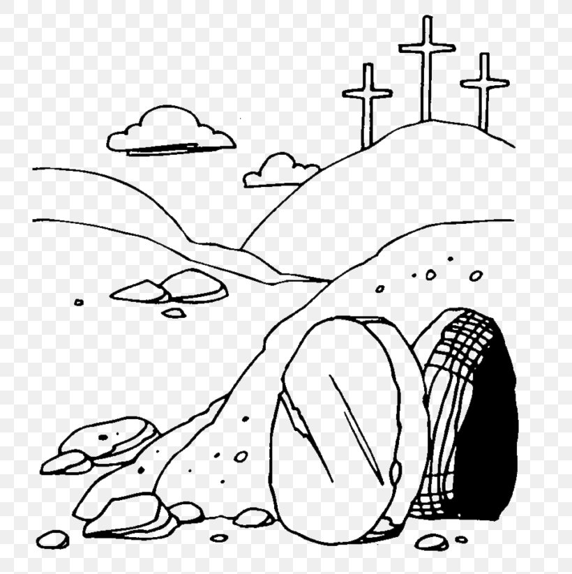 Empty Tomb Tomb Of Jesus Resurrection Of Jesus Clip Art, PNG, 768x823px, Watercolor, Cartoon, Flower, Frame, Heart Download Free