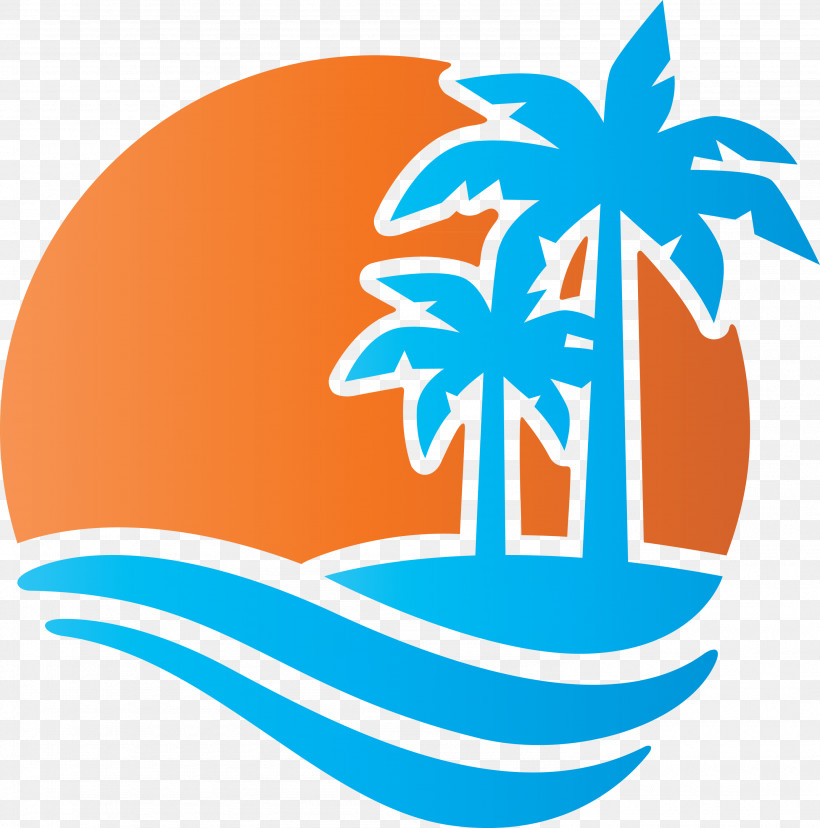 Palm Tree Beach Tropical, PNG, 2969x3000px, Palm Tree, Beach, Cricut, Logo, Silhouette Download Free