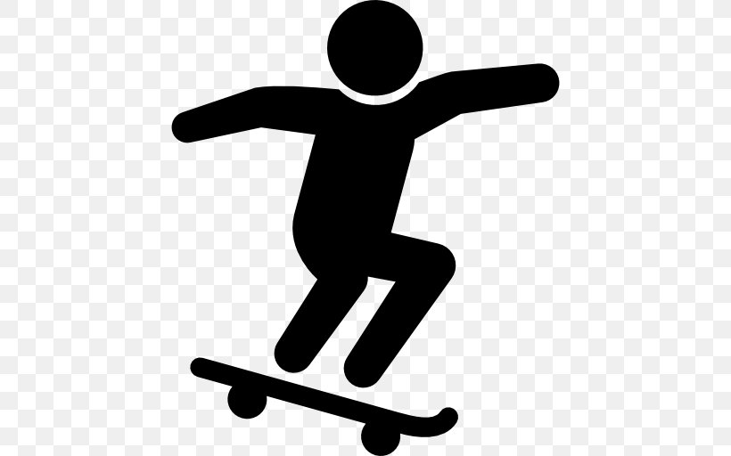 Skateboarding Roller Skating Ice Skating Sport, PNG, 512x512px, Skateboarding, Area, Black And White, Figure Skating, Human Behavior Download Free