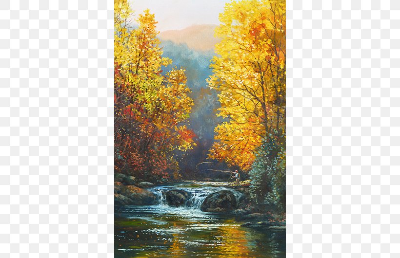 Watercolor Painting Drawing Art Oil Painting, PNG, 530x530px, Watercolor Painting, Acrylic Paint, Art, Autumn, Bank Download Free