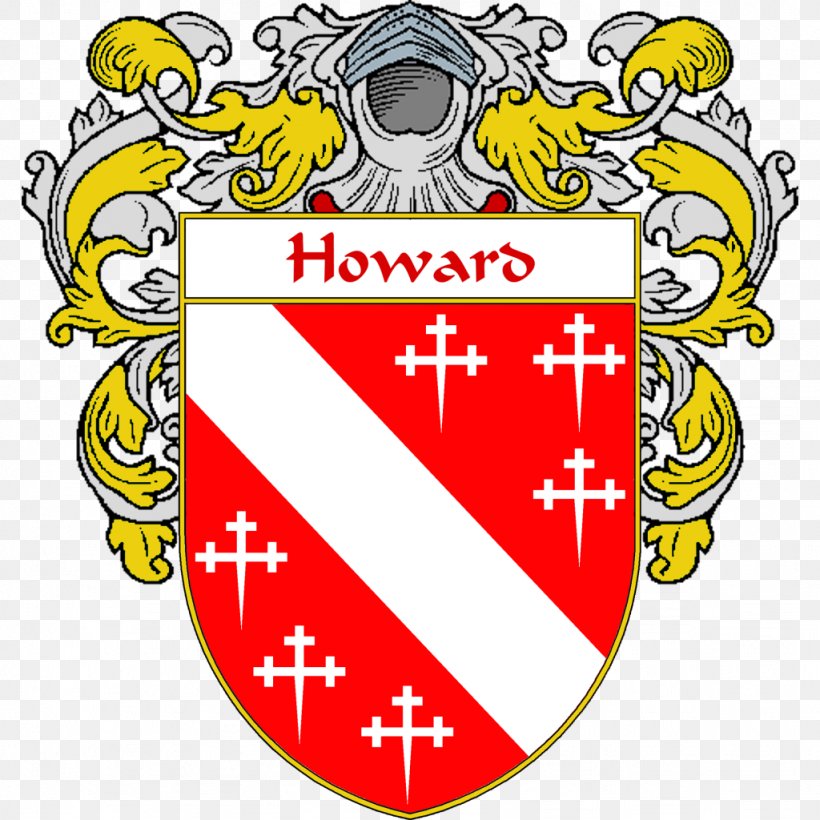 Crest Coat Of Arms T-shirt Surname House Of Howard, PNG, 1024x1024px, Crest, Area, Clothing, Coat Of Arms, Family Download Free