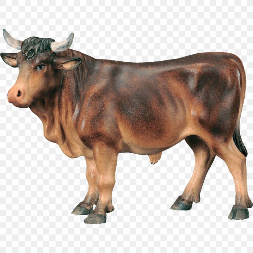 Cattle Ox Bull Nativity Scene Bethlehem, PNG, 1000x1000px, Cattle, Ahornholz, Animal Figure, Bethlehem, Bull Download Free