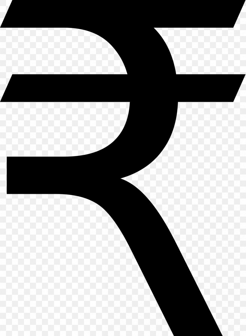 Indian Rupee Sign Currency Symbol, PNG, 1200x1636px, Indian Rupee, Black, Black And White, Character, Currency Download Free