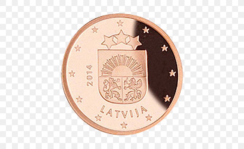 Latvian Euro Coins Latvian Euro Coins 2 Euro Coin, PNG, 500x500px, 1 Cent Euro Coin, 1 Euro Coin, 2 Euro Coin, 2 Euro Commemorative Coins, 5 Cent Euro Coin Download Free