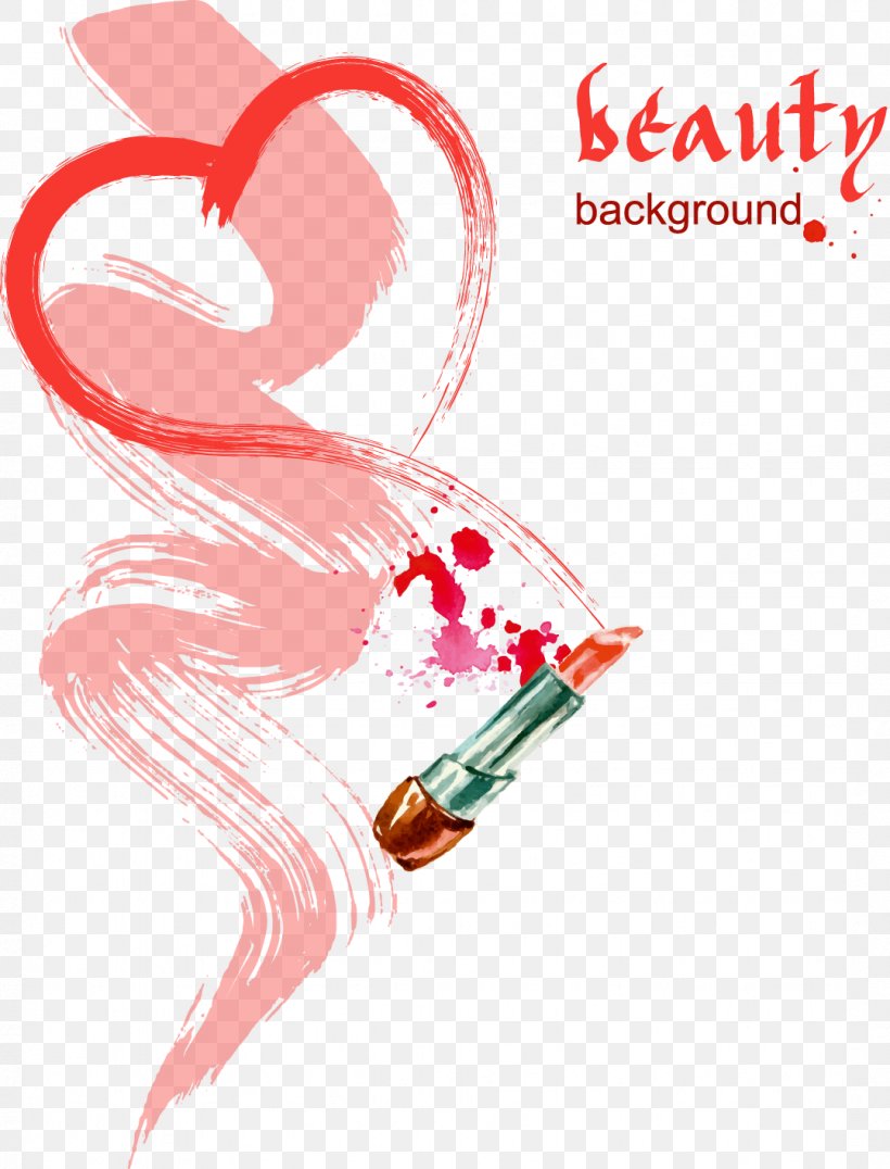 Lipstick, PNG, 1078x1415px, Watercolor, Cartoon, Flower, Frame, Heart Download Free