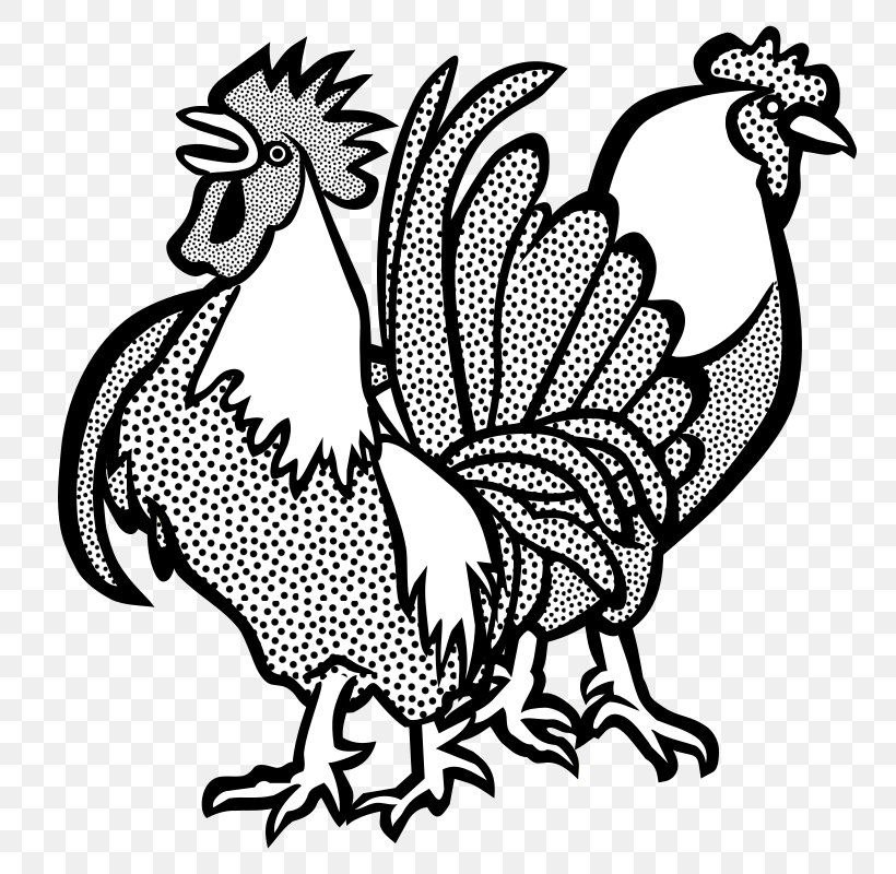 Chicken Rooster Line Art Clip Art, PNG, 776x800px, Chicken, Art, Artwork, Beak, Bird Download Free