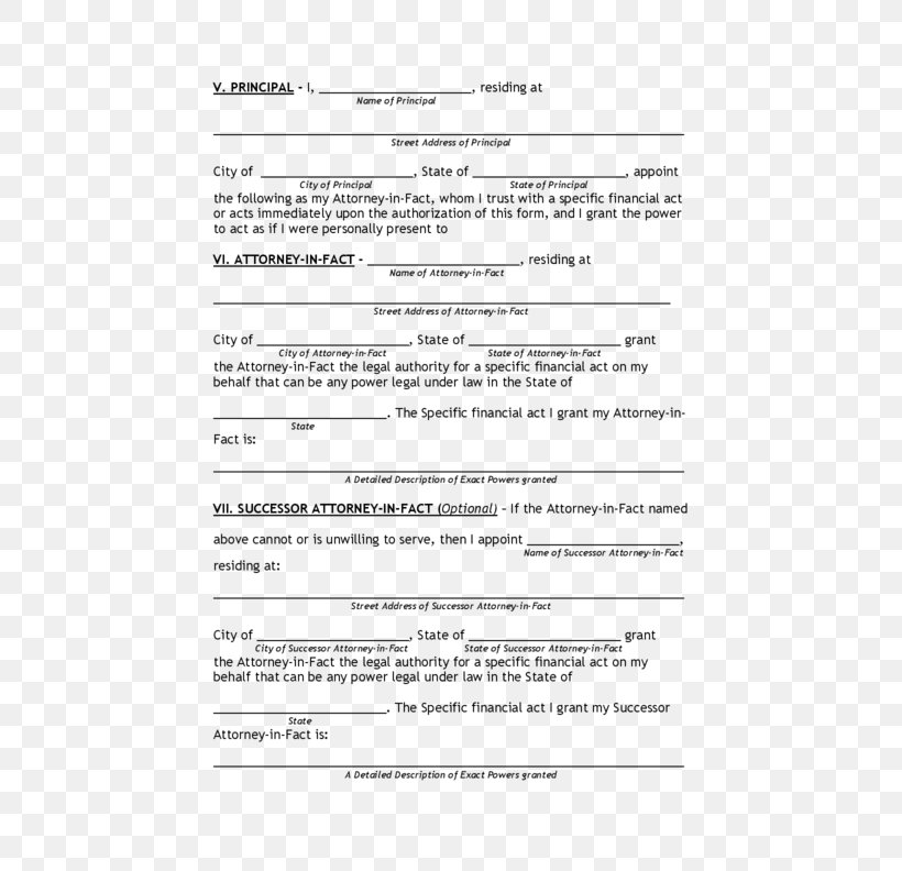Power Of Attorney Florida Form Revocation Template, PNG, 612x792px, Power Of Attorney, Area, Business Letter, Delegation, Diagram Download Free