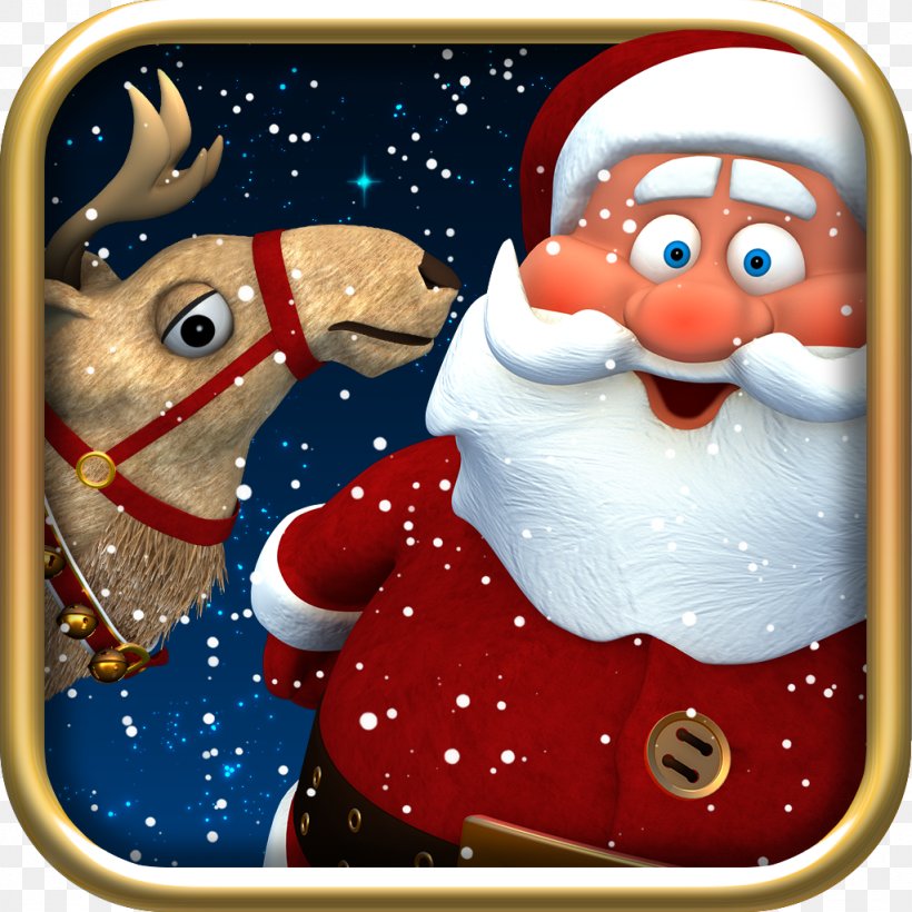 Santa Claus Christmas Ornament Reindeer Christmas Maze Game Icon, PNG, 1024x1024px, Santa Claus, Android, App Store, Christmas, Christmas Decoration Download Free