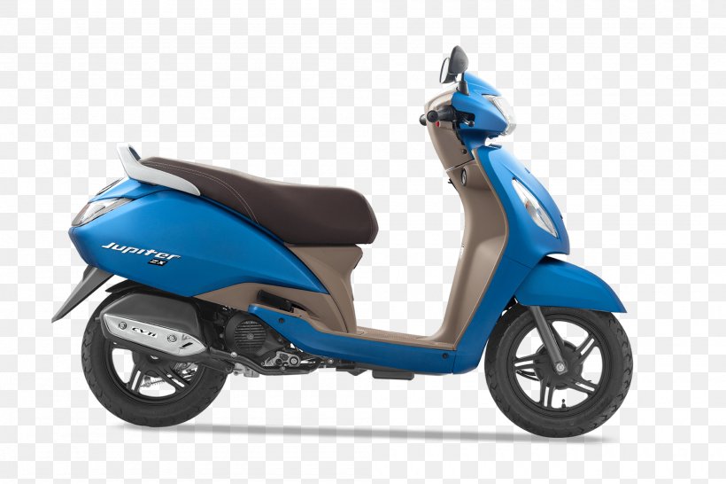 TVS Jupiter Scooter TVS Motor Company Color Blue, PNG, 2000x1334px, Tvs Jupiter, Automotive Design, Blue, Car, Color Download Free