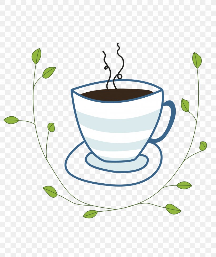 Coffee Cup Flowerpot Leaf Clip Art, PNG, 3550x4219px, Coffee Cup, Branch, Cup, Drinkware, Flower Download Free
