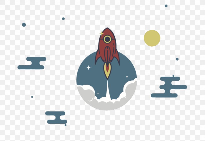 Rocket Flat Design, PNG, 1500x1031px, Rocket, Brand, Flat Design, Gratis, Logo Download Free