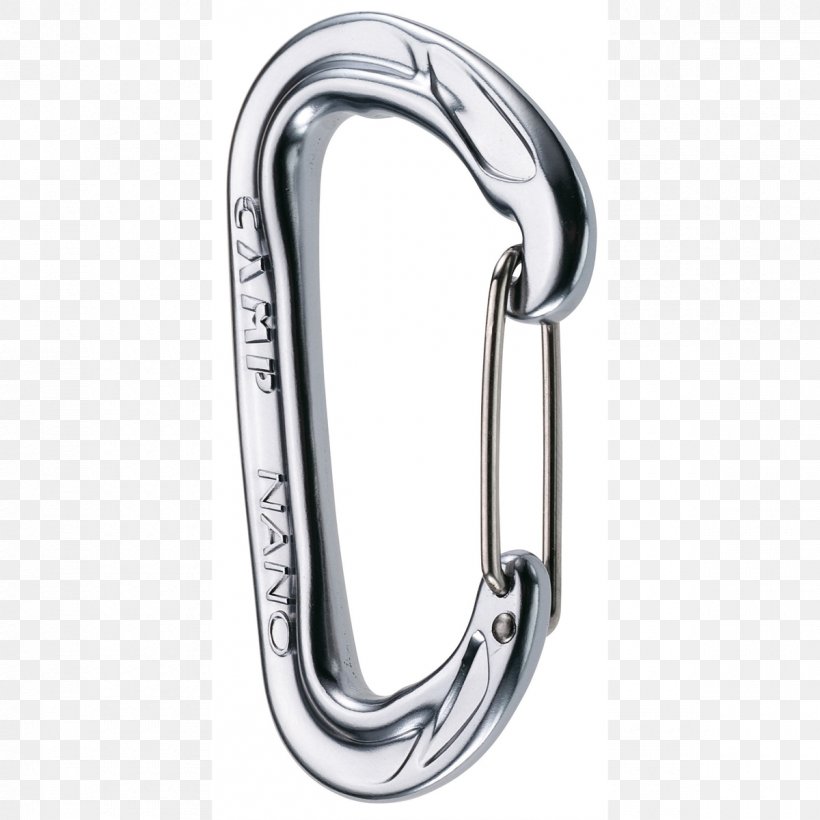 Carabiner CAMP United States Yellow, PNG, 1200x1200px, Carabiner, Camp, Grey, Rock Climbing Equipment, Silver Download Free