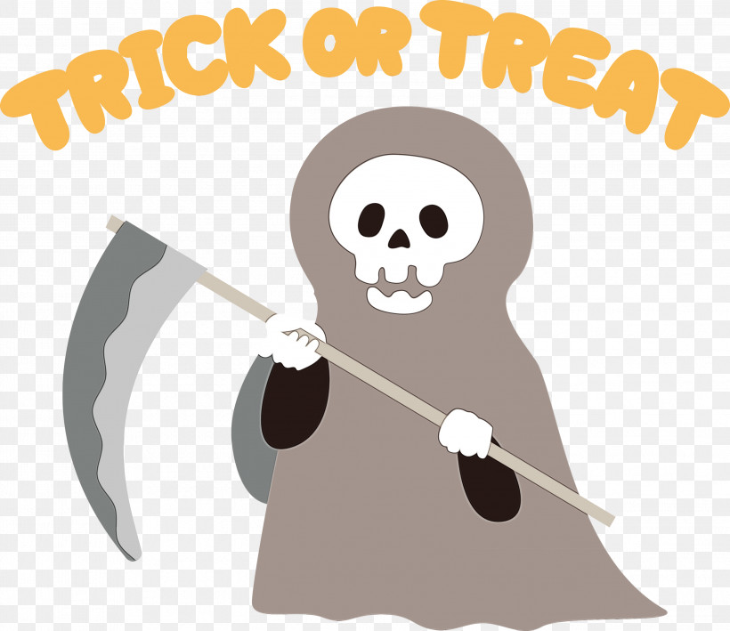 Ghost, PNG, 2999x2595px, Trick Or Treat, Animation, Axe, Cartoon, Character Download Free
