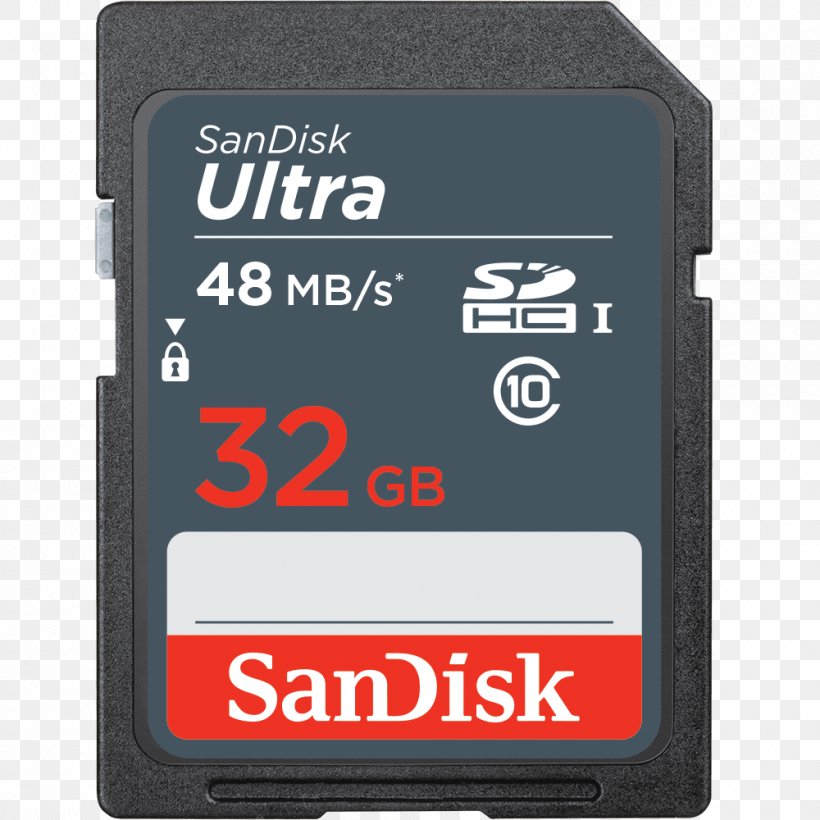 Micro Card Sandisk Ultra Adapter SDHC Secure Digital Flash Memory Cards, PNG, 1000x1000px, Sdhc, Camera, Computer Data Storage, Digital Cameras, Electronic Device Download Free
