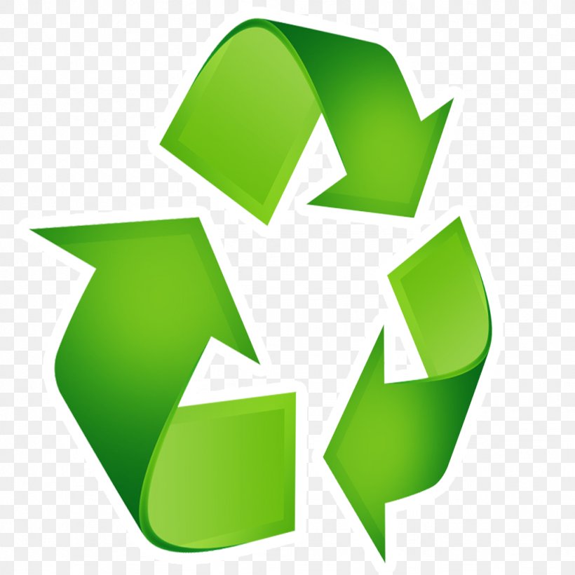 Recycling Symbol Waste Recycling Bin Paper Recycling, PNG, 1024x1024px, Recycling Symbol, Green, Logo, Material, Paper Recycling Download Free