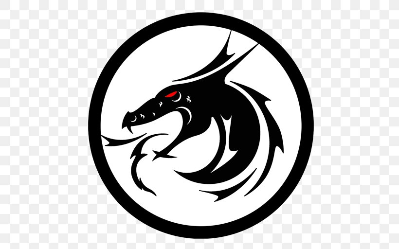 Symbol Dragon Logo, PNG, 512x512px, Symbol, Art, Artwork, Black And White, Carnivoran Download Free