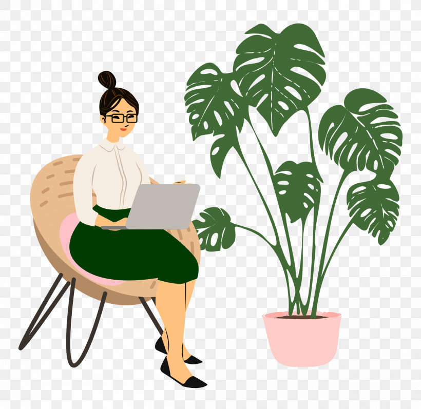 Alone Time Lady Computer, PNG, 2500x2432px, Alone Time, Behavior, Biology, Cartoon, Chair Download Free