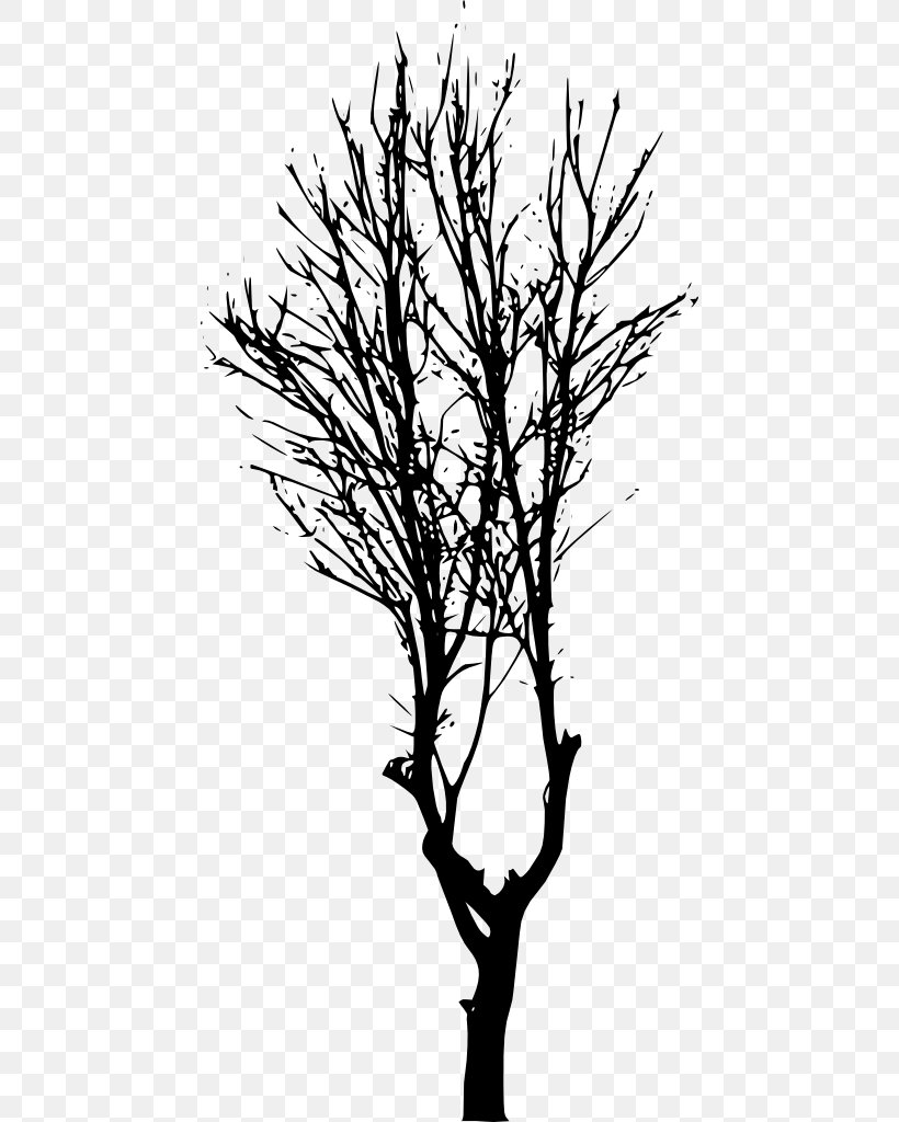 Silhouette Image Vector Graphics Clip Art, PNG, 454x1024px, Silhouette, Blackandwhite, Branch, Forest, Leaf Download Free