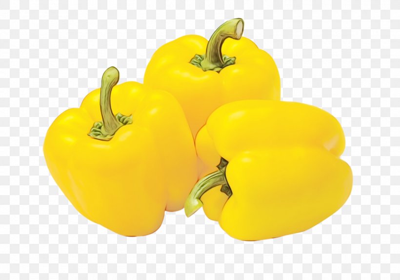 Yellow Yellow Pepper Bell Peppers And Chili Peppers Bell Pepper Food, PNG, 1500x1050px, Watercolor, Bell Pepper, Bell Peppers And Chili Peppers, Capsicum, Food Download Free