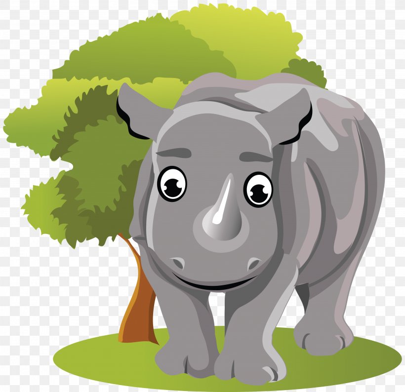 Cartoon Baby Jungle Animals Clip Art, PNG, 3637x3526px, Cartoon, Animal, Animation, Baby Jungle Animals, Carnivoran Download Free
