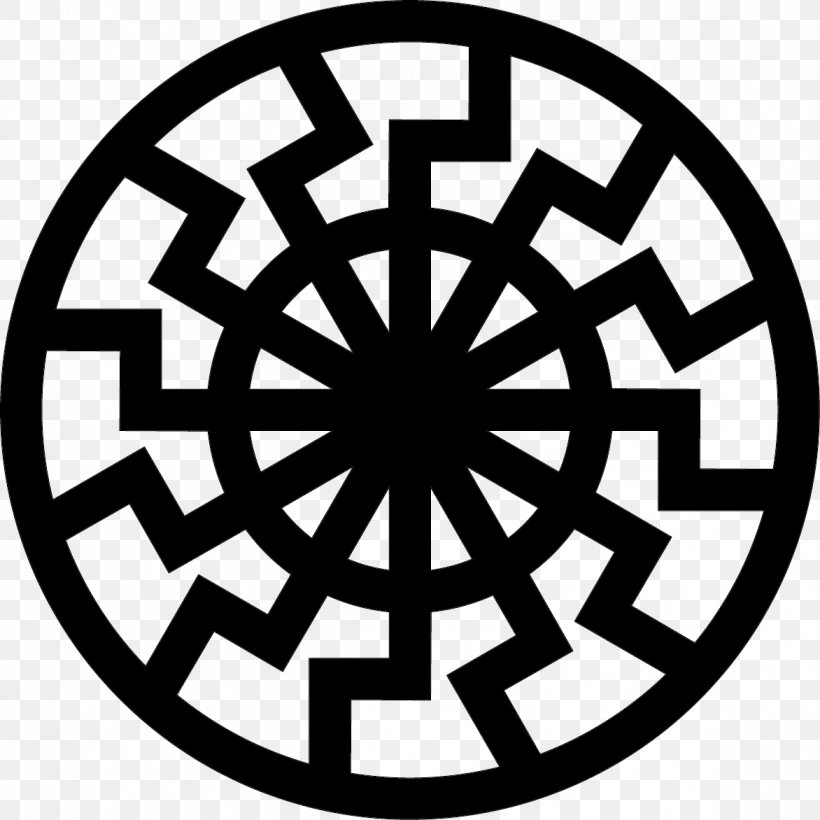 Coming Race EasyRead Edition Black Sun Nazism Thule Society Swastika, PNG, 1172x1172px, Coming Race Easyread Edition, Alchemy, Area, Black And White, Black Sun Download Free