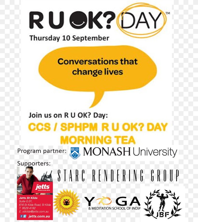 Monash University Brand RUOK? Day Line Font, PNG, 714x919px, Monash University, Advertising, Area, Brand, City Of Monash Download Free