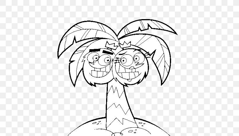 Timmy Turner Poof Coloring Book Anti-Cosmo Drawing, PNG, 600x470px, Watercolor, Cartoon, Flower, Frame, Heart Download Free