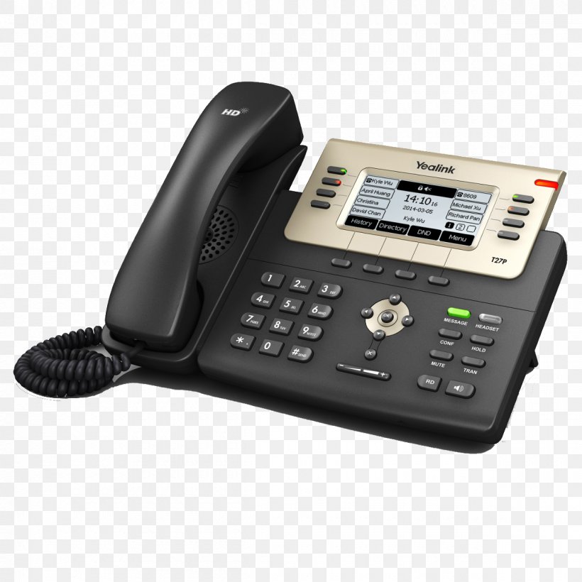 VoIP Phone Yealink SIP-T27P SIP-T52S Yealink Media IP Phone Session Initiation Protocol Yealink SIP-T23G, PNG, 1200x1200px, Voip Phone, Answering Machine, Caller Id, Corded Phone, Electronic Instrument Download Free