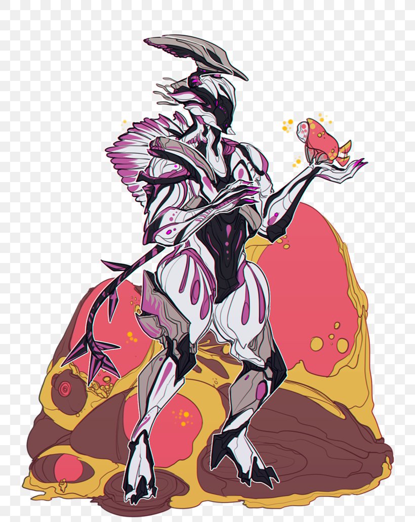 Warframe Fan Art Concept Art Conceptual Art, PNG, 774x1032px, Watercolor, Cartoon, Flower, Frame, Heart Download Free