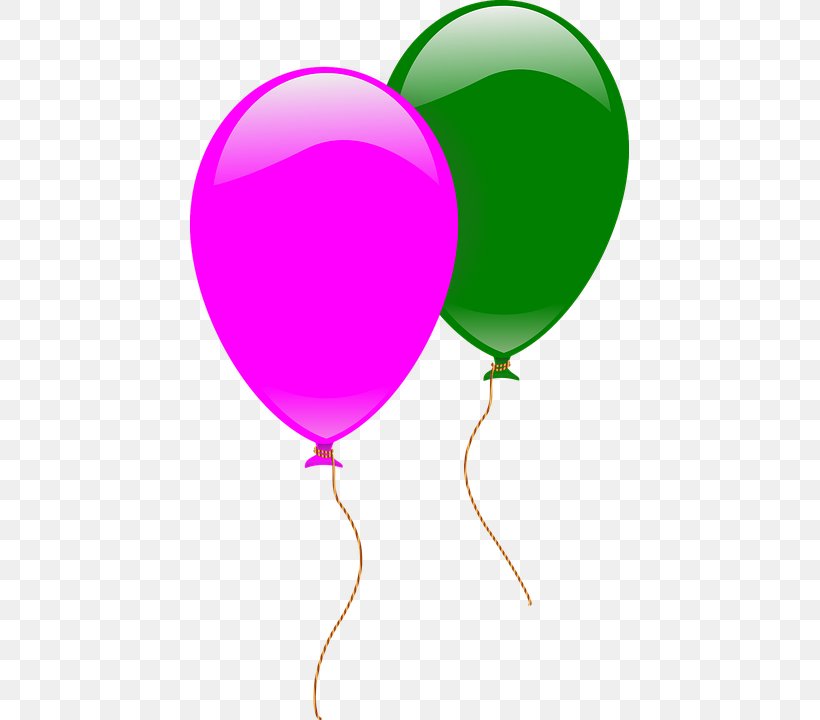 Balloon Free Clip Art, PNG, 439x720px, Balloon, Birthday, Free, Hot Air Balloon, Magenta Download Free