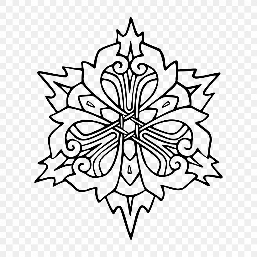 Motif, PNG, 2400x2400px, Drawing, Blackandwhite, Coloring Book, Floral Design, Leaf Download Free