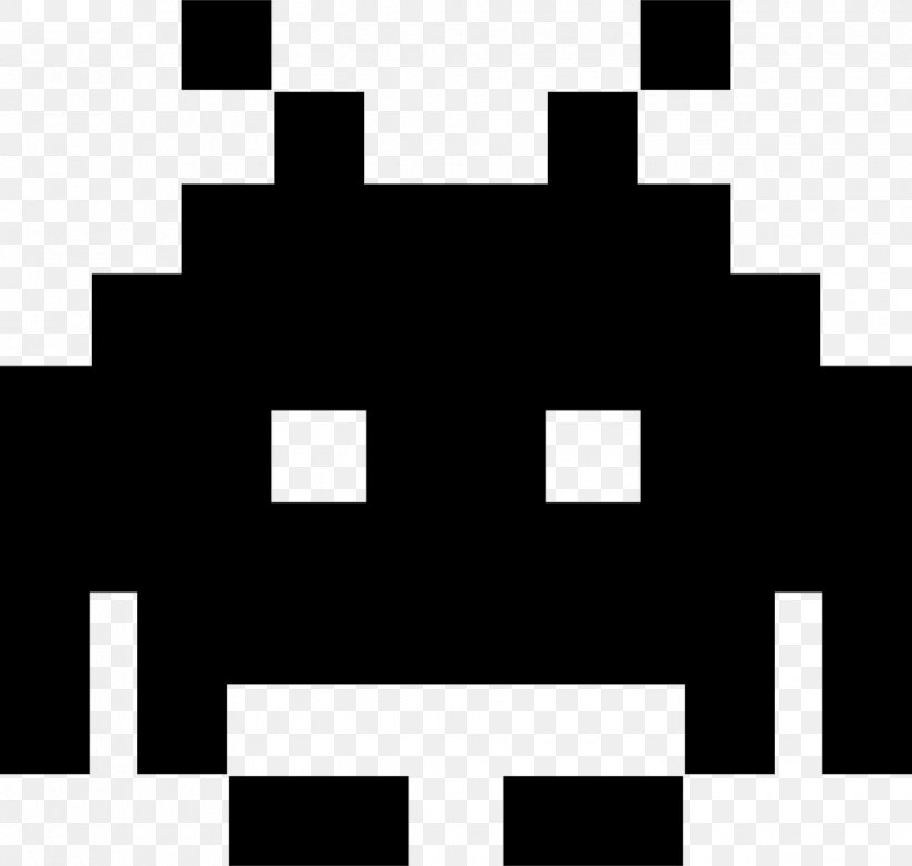Space Invaders Extreme Pong Video Game Pac-Man, PNG, 980x932px, Space Invaders, Arcade Game, Black, Black And White, Brand Download Free
