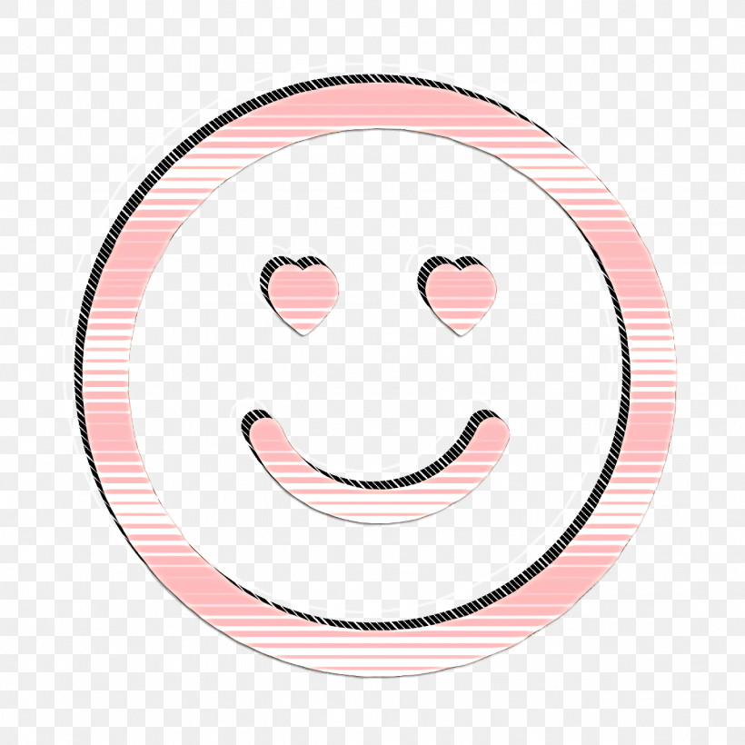 Emoticon In Love Face With Heart Shaped Eyes In Square Outline Icon Smile Icon Emotions Rounded Icon, PNG, 1284x1284px, Smile Icon, Cartoon, Circle, Emoticon, Emotions Rounded Icon Download Free