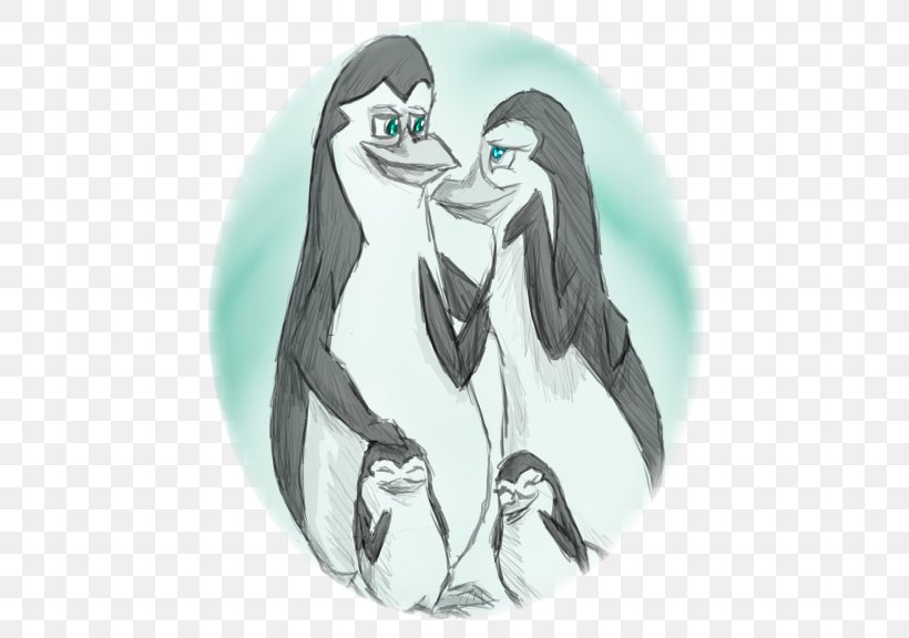 Penguin Sketch Illustration Mammal Legendary Creature, PNG, 576x576px, Penguin, Bird, Drawing, Fictional Character, Flightless Bird Download Free