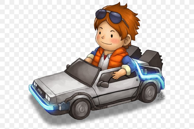 Car Marty McFly Biff Tannen DeLorean DMC-12 Dr. Emmett Brown, PNG, 600x545px, Car, Art, Automotive Design, Back To The Future, Back To The Future Part Ii Download Free