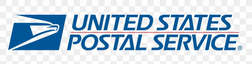 United States Postal Service Mail Package Delivery Parcel, PNG, 1020x261px, United States Postal Service, Area, Banner, Blue, Brand Download Free
