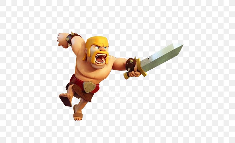 Clash Of Clans Clash Royale Goblin Barbarian, PNG, 500x500px, Clash Of Clans, Action Figure, Android, Barbarian, Clash Royale Download Free