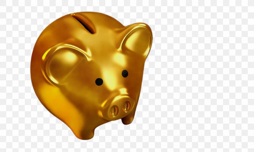 Piggy Bank, PNG, 2580x1548px, Watercolor, Animal Figure, Brass, Metal, Money Handling Download Free