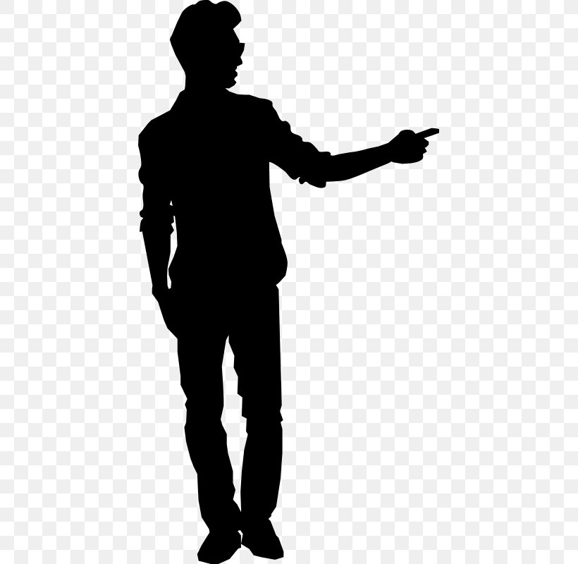 Silhouette Drawing Clip Art, PNG, 427x800px, Silhouette, Black And White, Brad Pitt, Drawing, Hand Download Free
