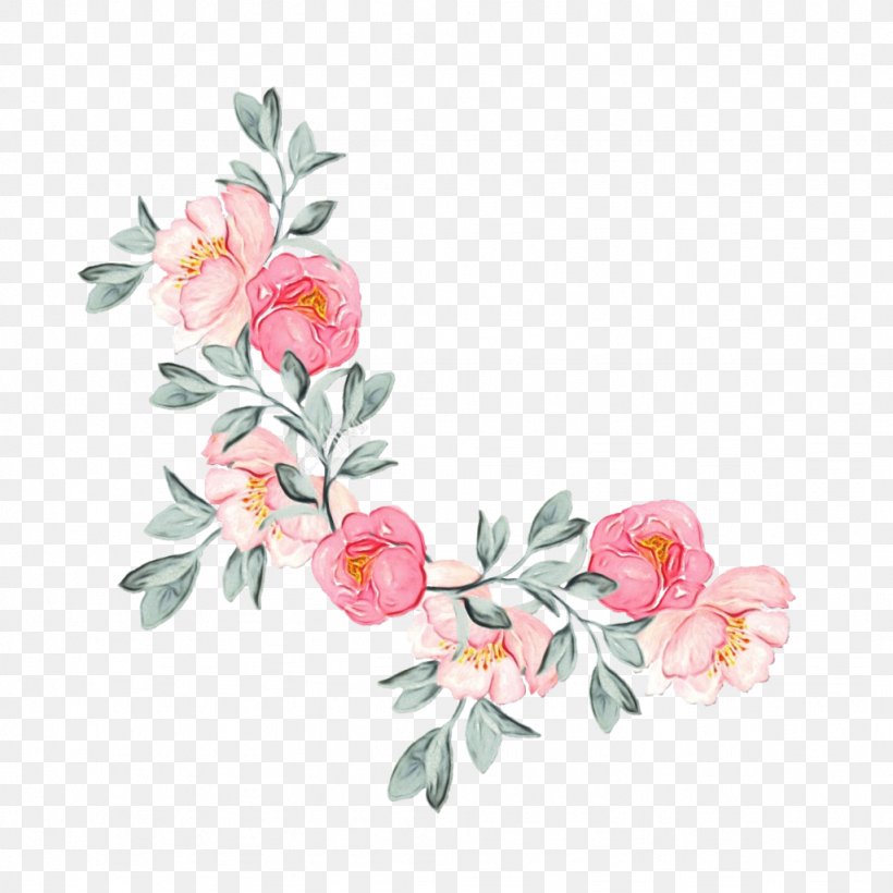 Artificial Flower, PNG, 1024x1024px, Watercolor, Artificial Flower, Branch, Cut Flowers, Flower Download Free