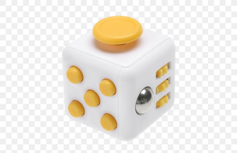 Fidget Cube Fidgeting Fidget Spinner Yellow, PNG, 530x530px, Fidget Cube, Anxiety, Attention, Child, Color Download Free