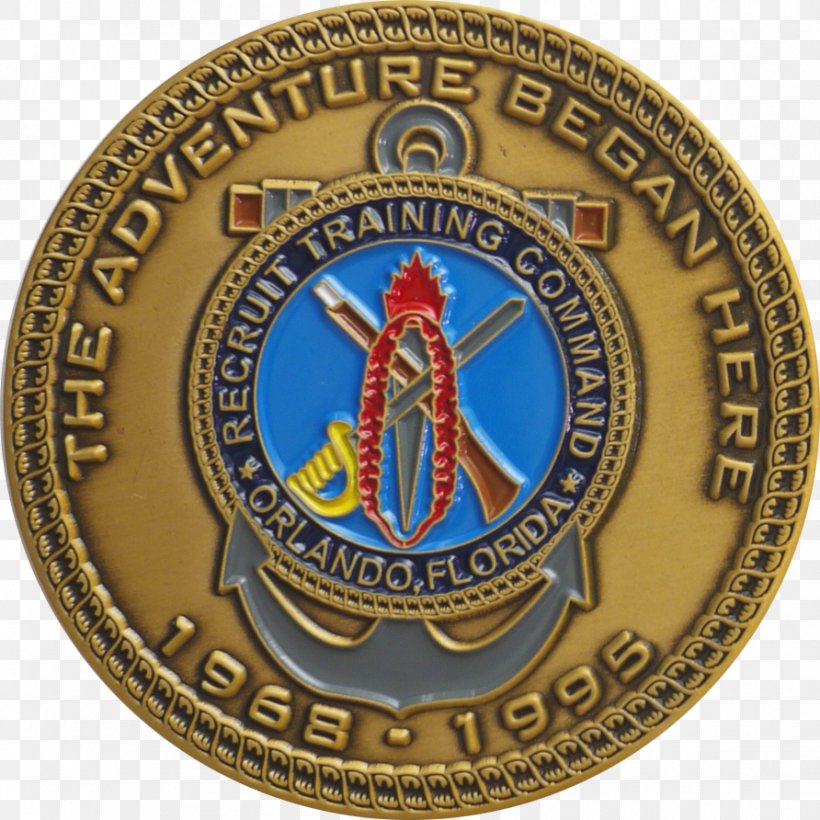 Florida Naval Station Great Lakes Recruit Training Command, Great Lakes, Illinois Naval Training Center San Diego United States Navy, PNG, 892x892px, Florida, Badge, Bronze Medal, Challenge Coin, Coin Download Free